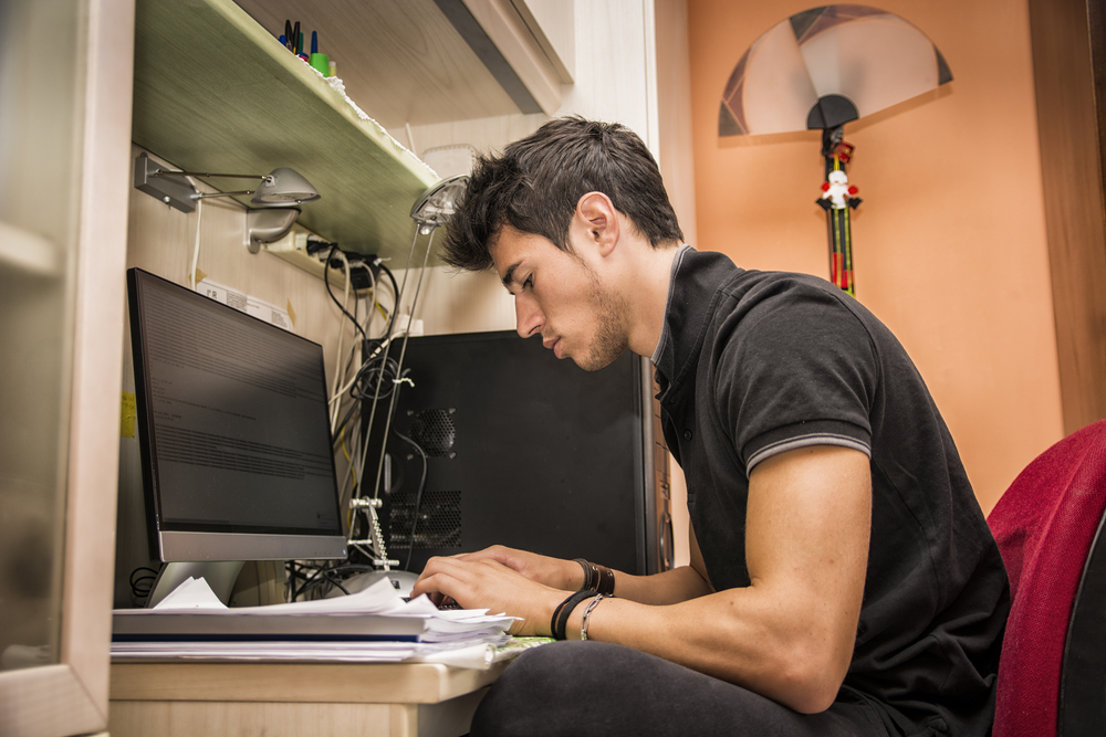 Student In Dorm